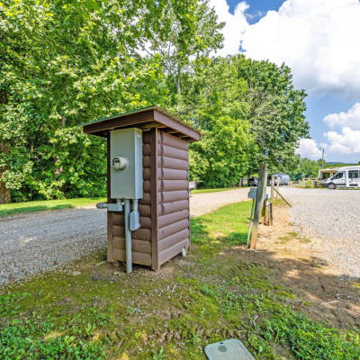 This shows the full hookups at one of our rv sites